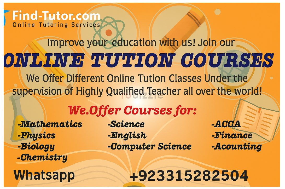 Tuition Classes For All Subjects & All Grade