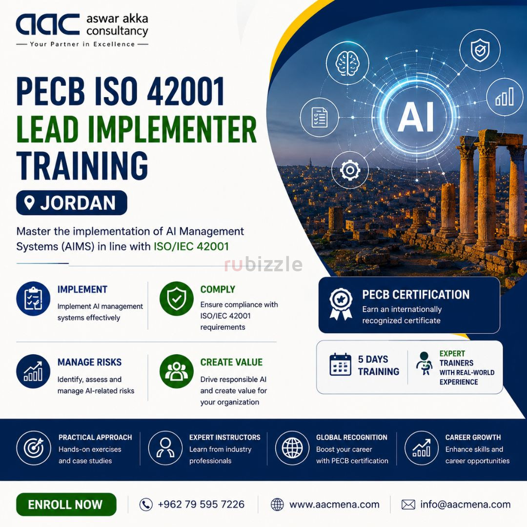 PECB ISO 42001 Lead Implementer Training Jordan | , Amman