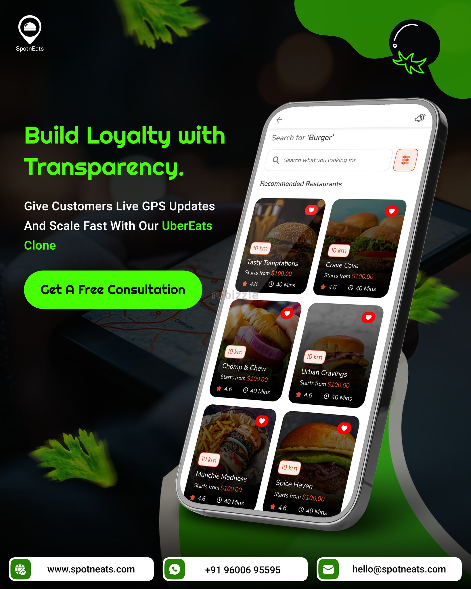 Launch Your AI-Powered Food Delivery App with Spotneats